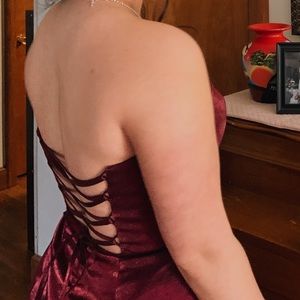 Prom Dress on Sale!! Wine Red Sherri Hill